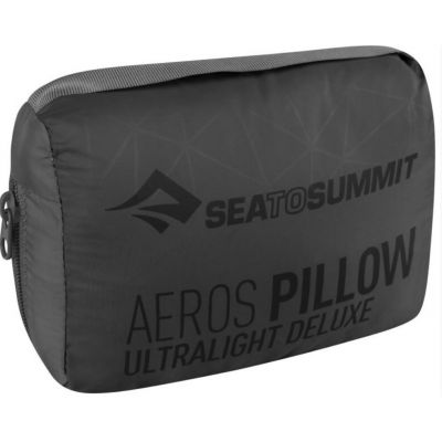 5. SEA TO SUMMIT Aeros Ultralight Deluxe Gray Pillow