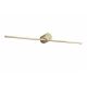Light Prestige Kinquet Modern Slim Golden Kinquet Bath Lamp Elongated