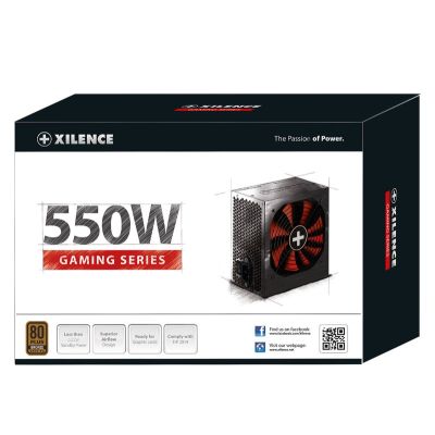 4. Xilence Performance A+ XN215 Power Supply Module 550W 20+4 pin ATX ATX Black