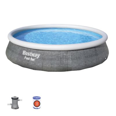 Bestway 57376 Fast Set Expansion Pool 396x84
