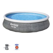 Bestway 57376 Fast Set Expansion Pool 396x84