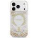 3. Guess Resin Bottom Glitter MagSafe Case for iPhone 17 Pro - Gold