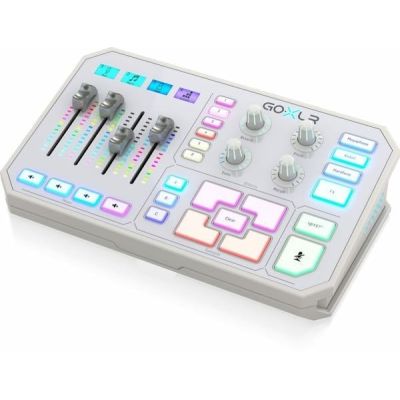 TC Helicon GO XLR-WH Mixer/Sampler for Streaming White