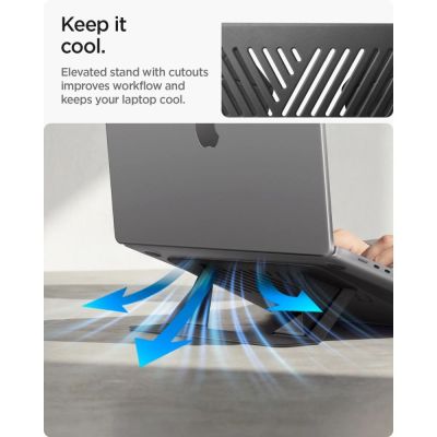 12. Spigen SlimFold LD201-S6 Laptop Stand - Gray