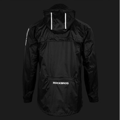 3. Rockbros YPY013BK3XL Rain Jacket Breathable Windproof XXXL - Black