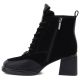 3. Women’s black suede leather ankle boots Artiker 59C0116