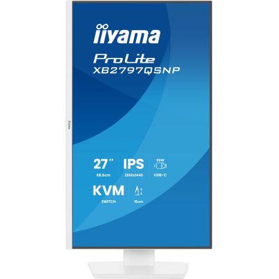 3. iiyama ProLite XB2797QSNP-W1 computer monitor 68.6 cm (27") 2560 x 1440 px Quad HD LCD White