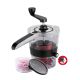 3. GEFU Spiralfix Manual Slicer Black, Transparent Stainless Steel