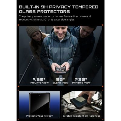 11. Supcase UB Grip Mag MagSafe Privacy Case for Samsung Galaxy Z Fold 8 - Black