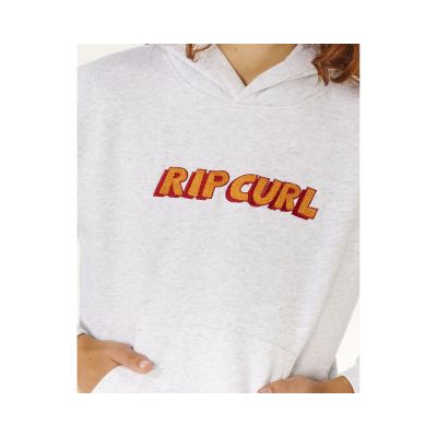4. RIP CURL Eternal Shred Logo Hood-Boy Gray