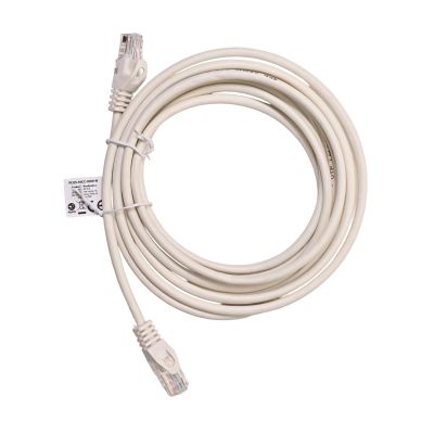 4. Patchcord U/UTP Lanberg PCU5-10CC-0300-W (RJ45 - RJ45; 3m; UTP; cat. 5e; white)