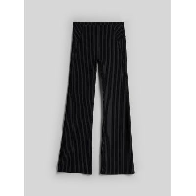 5. Women's striped leggings with flared legs 4F 4FRAW26TTIGF383-20S