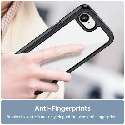 5. Outer Space Case for iPhone 16e / 17e with Flexible Frame - Black