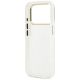 7. Guess IML 4G Script Metal Case for iPhone 17 Pro - White