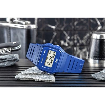6. CASIO Unisex Watch F-91WB-2A1EF + BOX