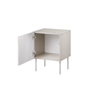 2. Bedside table 2 pcs ISLA 44.5x40x59 cashmere matt