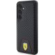 2. Ferrari Carbon Stitched Bottom case for Samsung Galaxy S24 - black