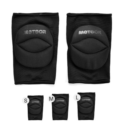 3. Meteor M volleyball knee pads black