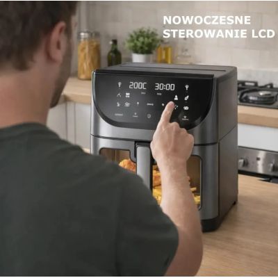 7. Extralink AIR FRYER 8L 1800W 200 DEGREES