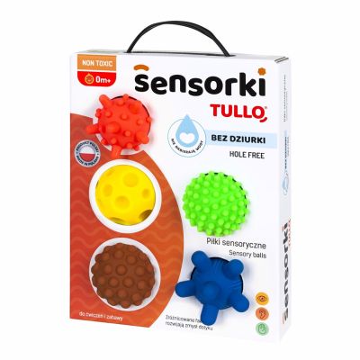 3. TULLO Sensory Balls Sensory Balls without holes, 5 pcs.