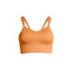 2. CASALL Seamless Rib Padded Sports Bra Juicy Orange