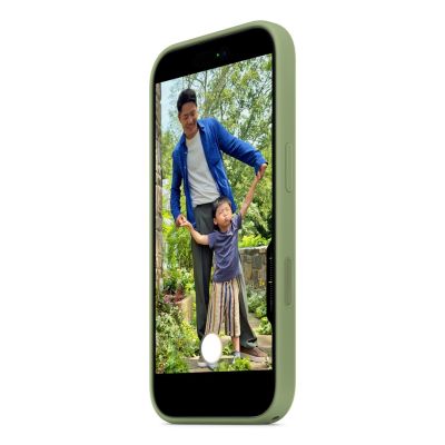 6. Apple iPhone 17 Silicone Case with MagSafe (Light Moss Green)