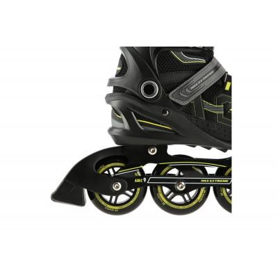 5. NILS EXTREME NA9157 ROLLER SKATES BLACK AND GOLD SIZE 39