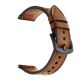 2. Tech-Protect Leather Strap for Samsung Galaxy Watch 4 / 5 / 5 Pro / 6 / 7 / FE - Brown