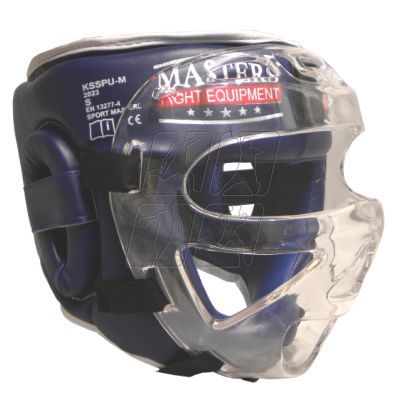 17. Masters boxing helmet with mask KSSPU-M (WAKO APPROVED) 02119891-M02