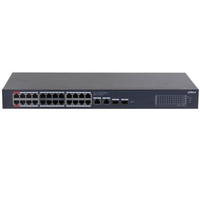 3. Dahua Technology CS4228-24GT-240 Managed Network Switch L2 Gigabit Ethernet (10/100/1000) Supports PoE Black