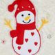 3. XMAS RUBBER HOT WATER BOTTLE 2L WHITE