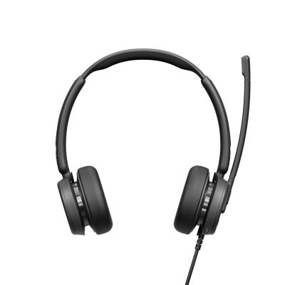 2. Epos Impact 460T USB-C Wired On-Ear Headphones + USB-A Adapter