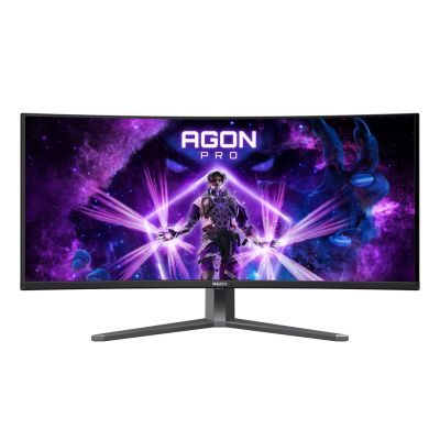 4. AOC AGON PRO AG346UCD Computer Monitor 86.4 cm (34") 3440 x 1440 px Wide Quad HD QD-OLED Black, Gray