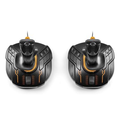 10. Thrustmaster T.16000M FCS SPACE SIM DUO Black, Orange USB Joystick Analog/Digital PC