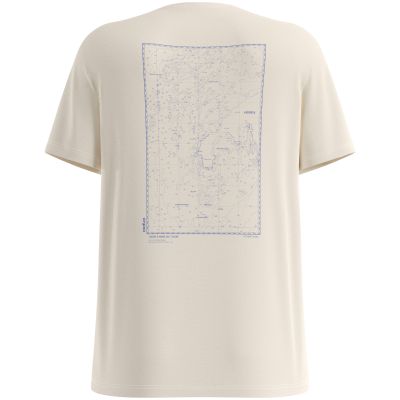 3. Women's short-sleeve ODLO T-shirt crew neck s/s COTTON BLEND UNLIMITED, beige