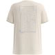 3. Women's short-sleeve ODLO T-shirt crew neck s/s COTTON BLEND UNLIMITED, beige