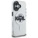 4. Karl Lagerfeld IML Karl Sketch Logo MagSafe Case for iPhone 16 - Clear