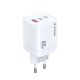 2. Wozinsky CGWCW 65W GaN Wall Charger USB-A / 2 x USB-C - White