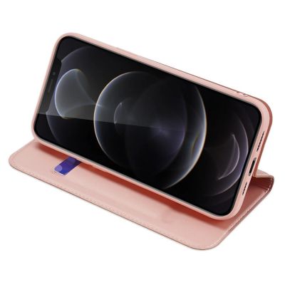 4. Dux Ducis Skin Pro Bookcase type case for iPhone 13 Pro Max pink