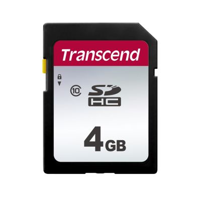 SD Card 4GB Transcend SDHC SDC300S 20/10 MB/s
