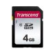SD Card 4GB Transcend SDHC SDC300S 20/10 MB/s