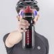 3. Rockbros 750 ml Bike Bottle - Transparent Black with Red Mouthpiece