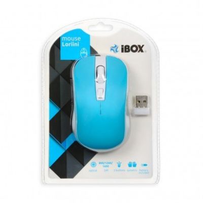 3. IBOX LORIINI IMOF008WBL mouse (optical; 1600 DPI; blue color