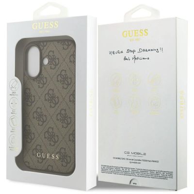 8. Guess 4G Classic Case for iPhone 17 - Brown