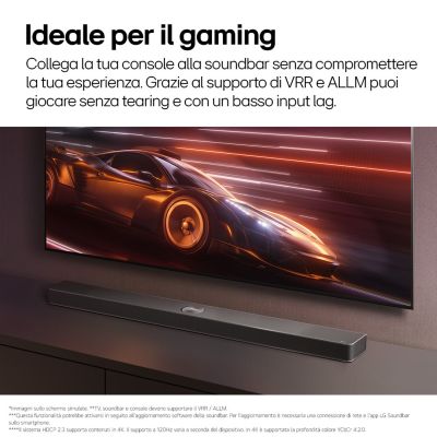 33. LG S95TR Soundbar 9.1.5 channels 810W Bluetooth 5.1 Dolby Atmos Black