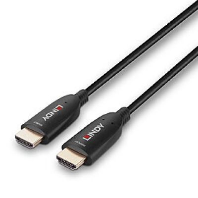 5. Lindy 15m Hybrid Fiber Optic HDMI Cable
