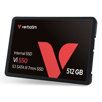 2. Verbatim VI550 S3 49352 SSD drive (512 GB ; 2.5"; SATA III)