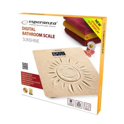 9. Esperanza Sunshine EBS006 Bathroom Scale (Sand Color)
