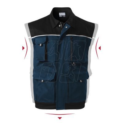 4. Rimeck Woody M MLI-W5202 vest, navy blue