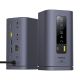 3. Baseus Spacemate hub USB-C 11in1 docking station 3xHDMI 4K 60Hz + 2xUSB-A (10Gb/s) + 1xUSB-C (10Gb/s) + RJ45 + 2xUSB-A (480Mb/s) + 1xUSB-C (PD) + 1xMinijack 3.5mm - gray